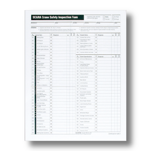Crane Safety Inspection Form (Daily/Monthly)
